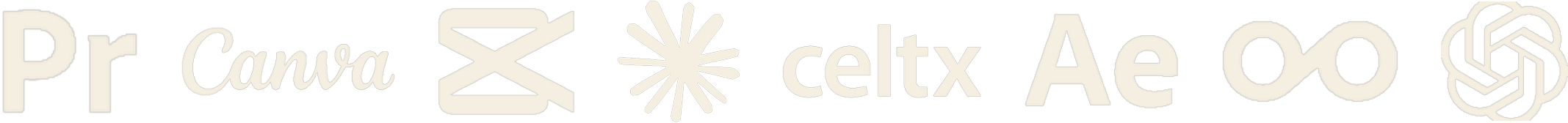 Outils : Premiere Pro, Canva, CapCut, Adobe Firefly, Celtx, After Effects, ChatGPT…